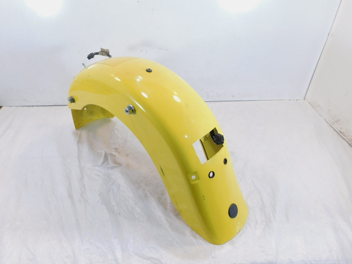 2002-2005 Harley Touring Road King Electra Glide Yellow Rear Wheel Cover Fender - C3 Cycle