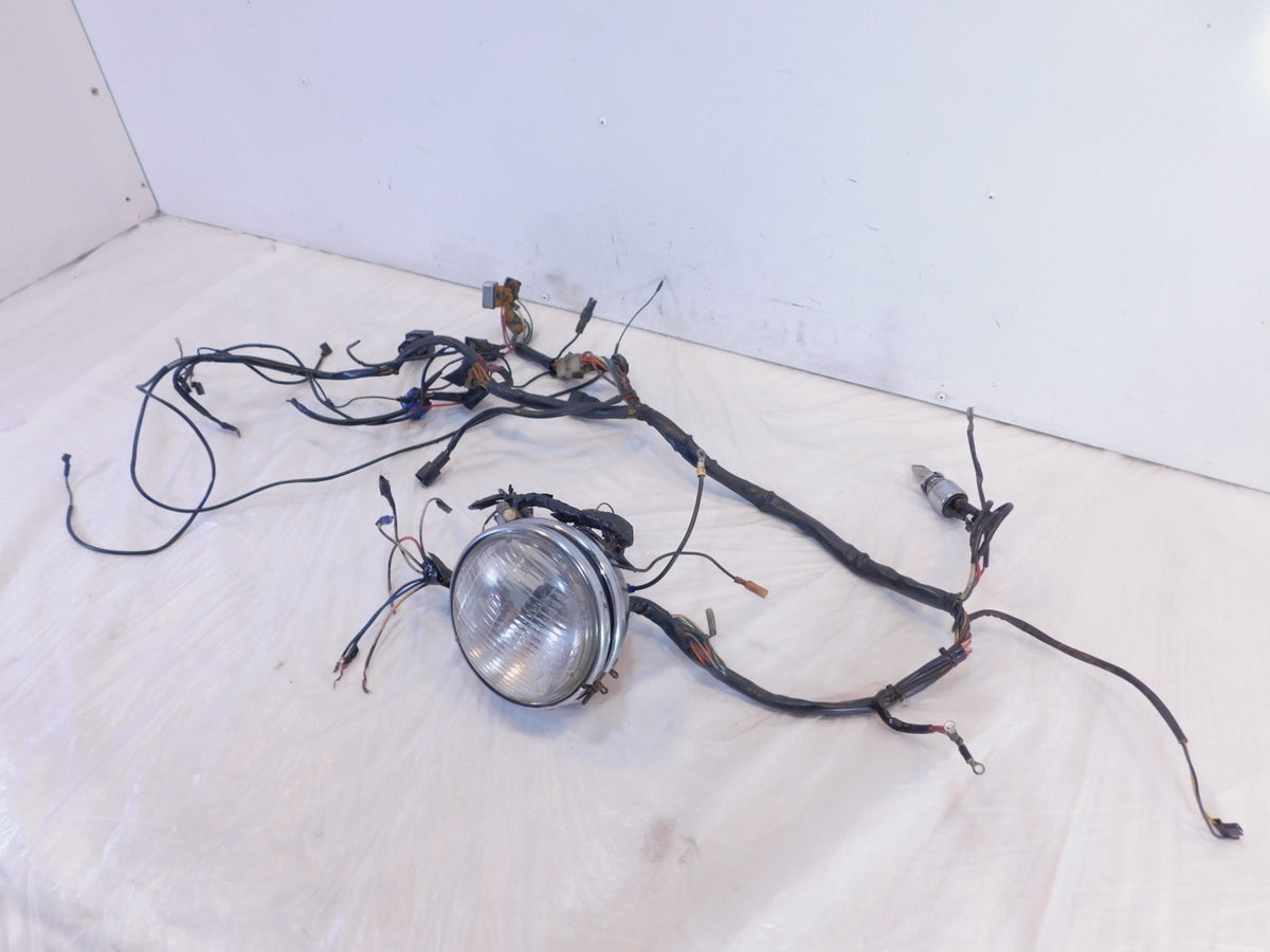 1984-1985 Harley Davidson Sportster XLH Ironhead 1000 Main Wire Harness -Damage - C3 Cycle