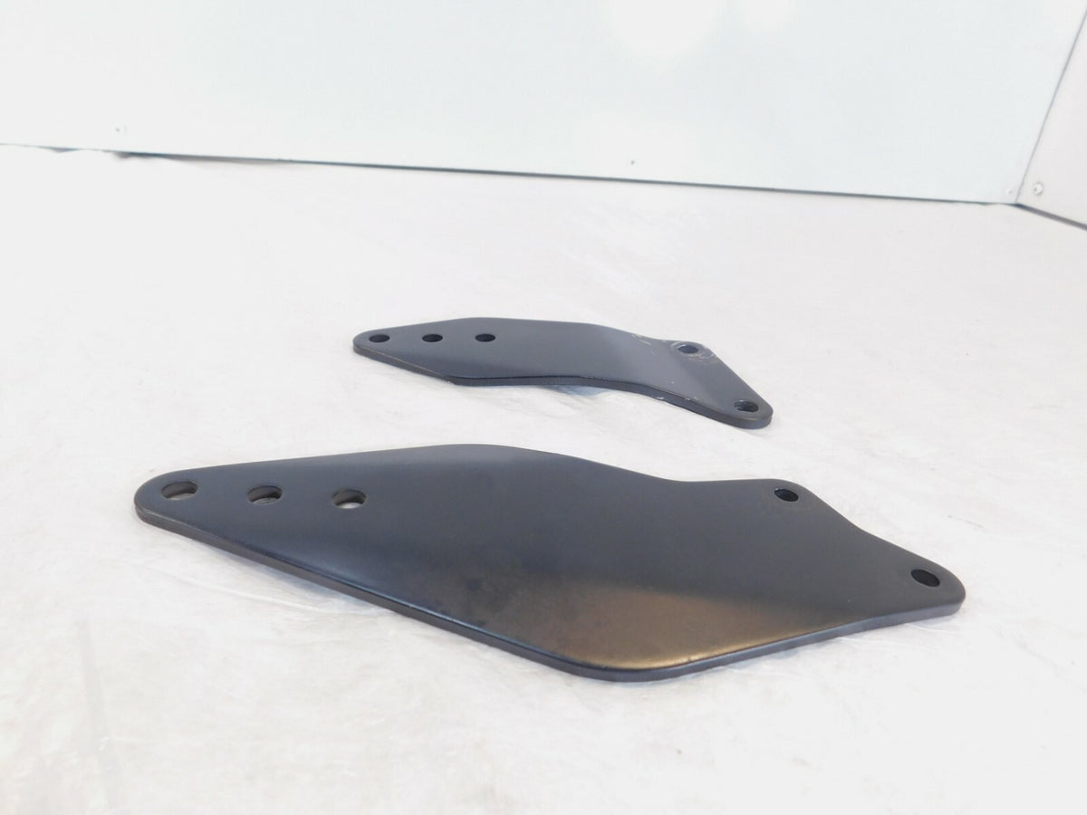 08-10 Kawasaki Ninja ZX-10R Left/Right Front Footrest Foot Peg Heel Guard Fins - C3 Cycle
