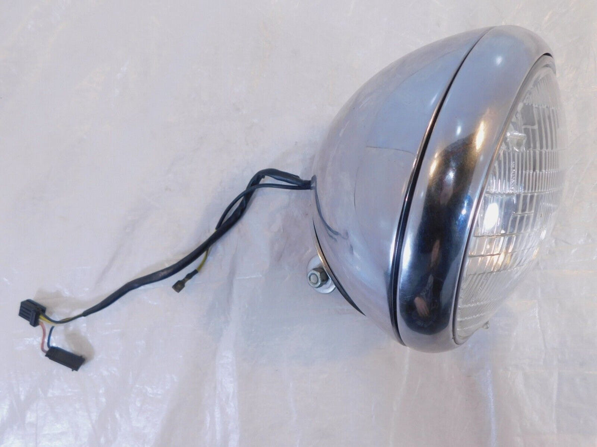 Harley Davidson Softail Heritage Classic & Fat Boy Chrome Headlight Headlamp - C3 Cycle