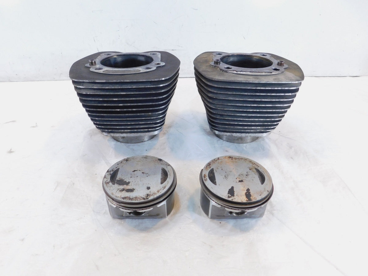 Harley Davidson Touring Dyna & Softail Twin Cam 96" Black Cylinders w/ Pistons - C3 Cycle