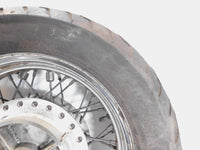 Kawasaki Vulcan 800 1500 Classic Fi Drifter Rear Spoked Wheel Rim & Tire -Bent