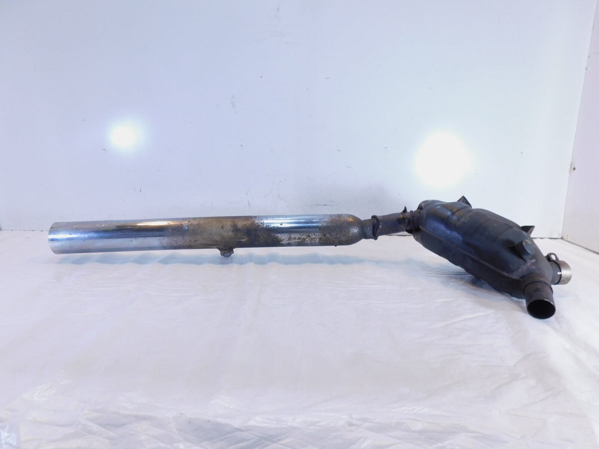 Honda GL1500 Goldwing Exhaust Header Pipe Chamber Collector & Muffler -Damage
