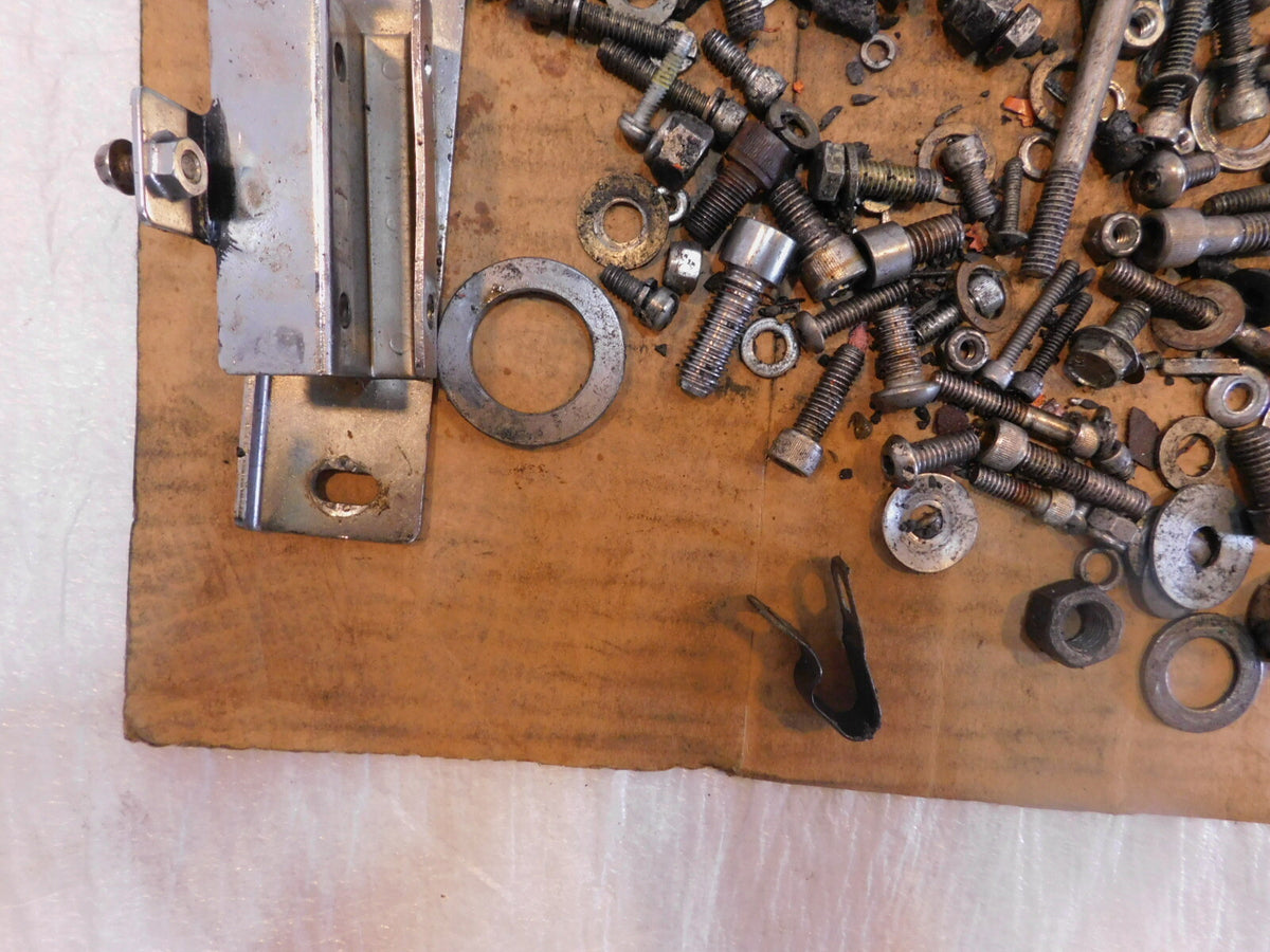 2002 American IronHorse Texas Chopper Engine Bolts Nuts Brackets Parts Box Lot - C3 Cycle