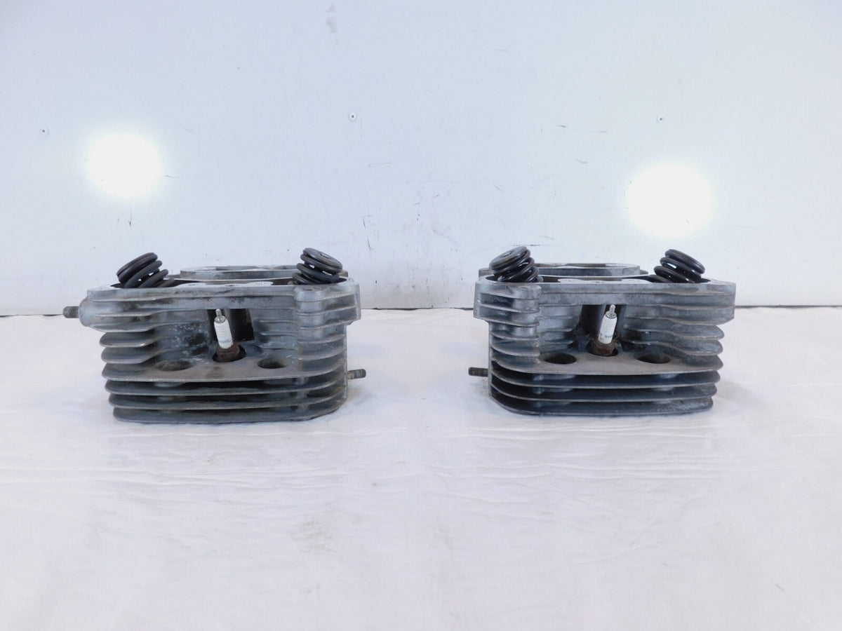 Harley Davidson Sportster 883 Hugger & Custom Silver Cylinder Heads w/ Valves - C3 Cycle