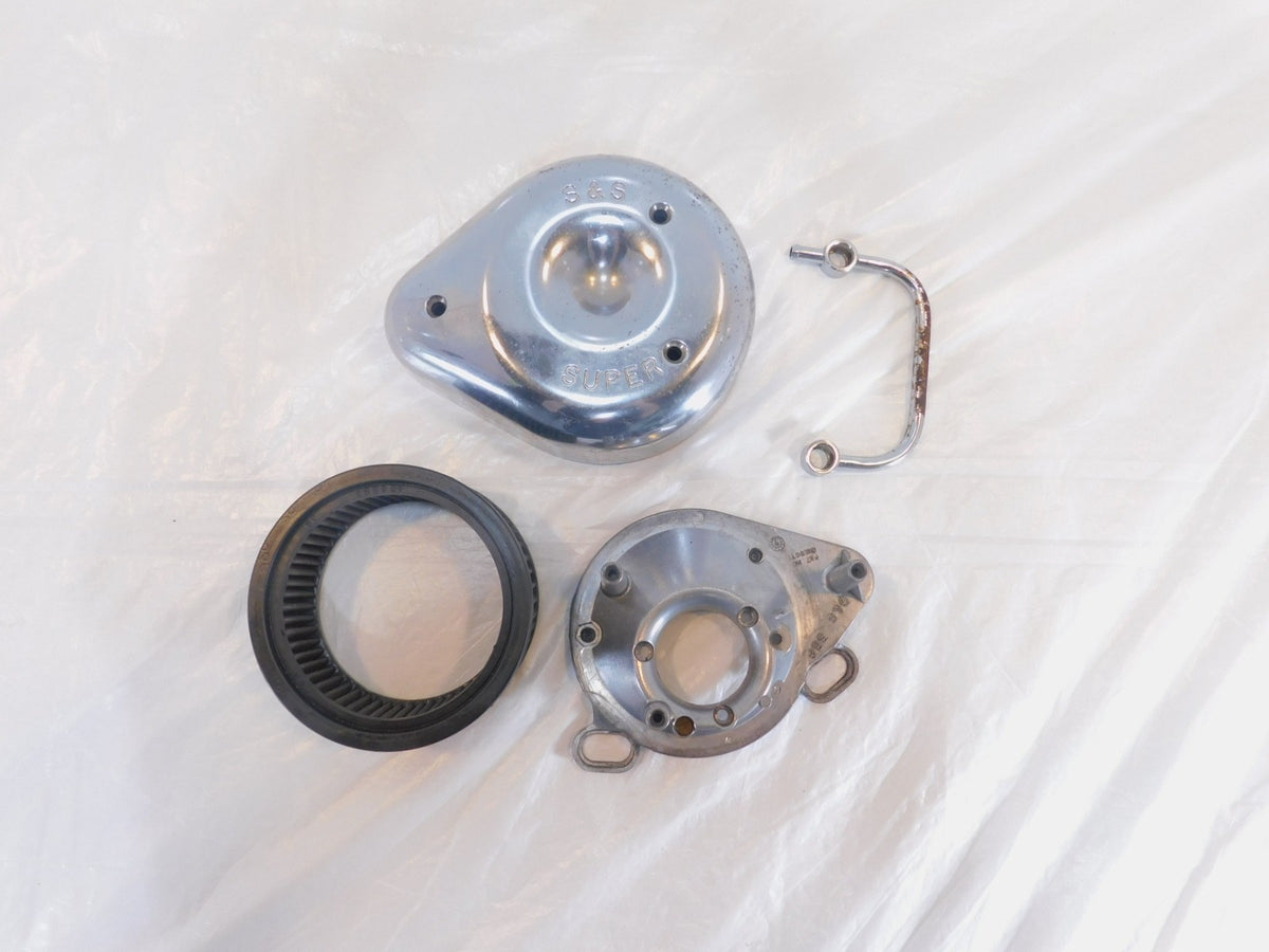 Harley Davidson Sportster EVO XLH 883 1200 Chrome S&S Air Intake Cleaner Filter - C3 Cycle