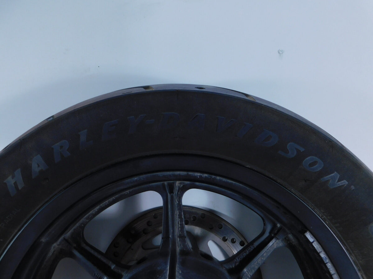 2015-2018 Harley Davidson Street XG500 500 Black Rear Wheel Rim Tire - C3 Cycle