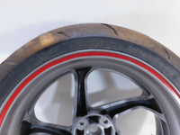 2004-2008 Honda Interceptor 800 VFR800 VFR800A ABS Silver Rear Wheel Rim & Tire - C3 Cycle