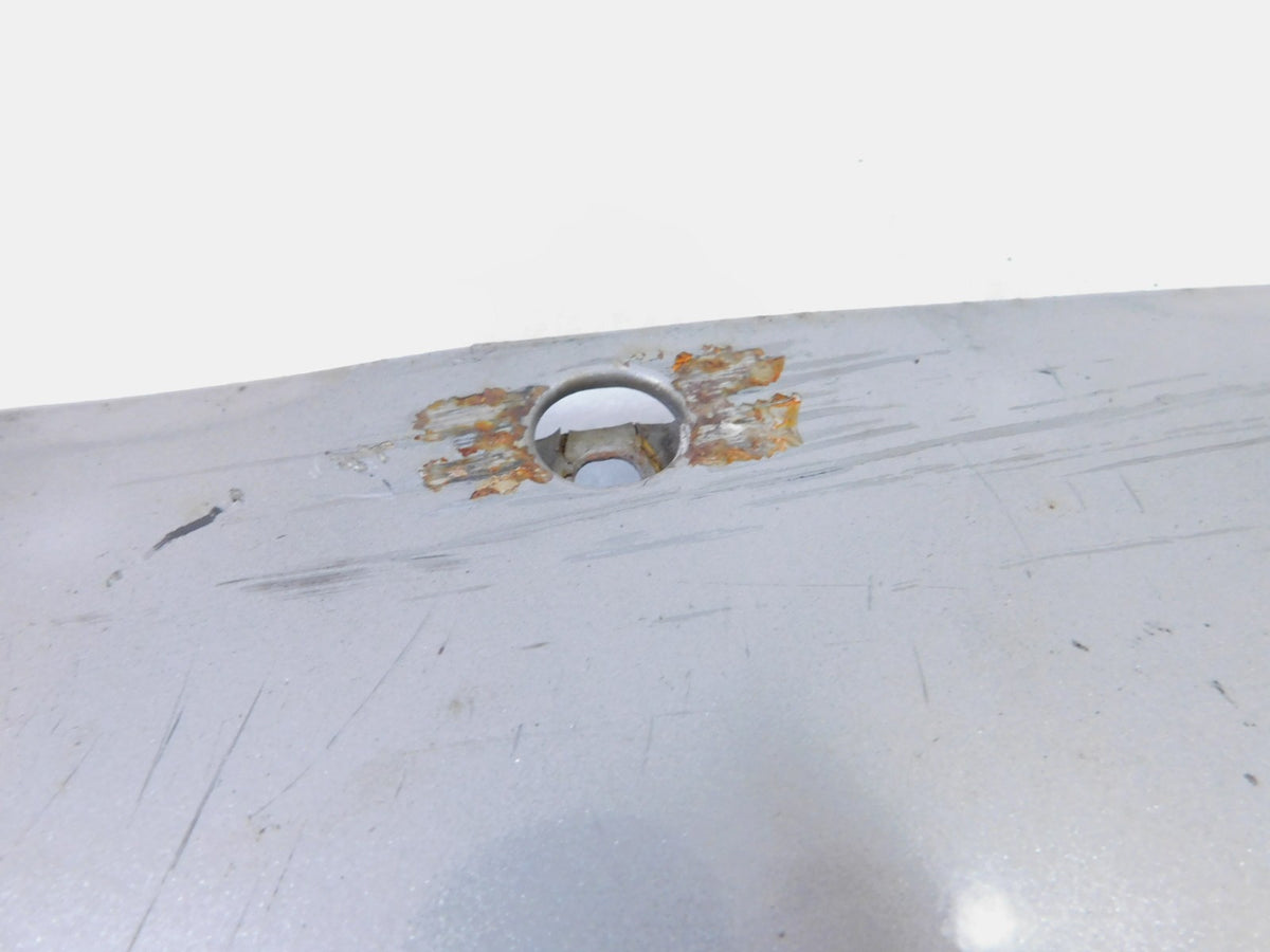 Honda GL1800 Goldwing 1800 Silver Right Exhaust Header Pipe Muffler Shield Cover - C3 Cycle