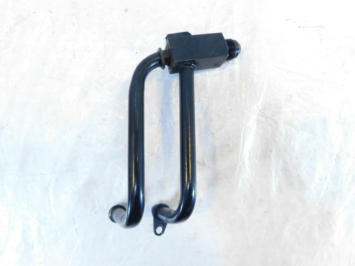 2000-2001 Victory V92 Sport Cruiser Black Oil Cooler Hose Line Pipe Manifold - C3 Cycle