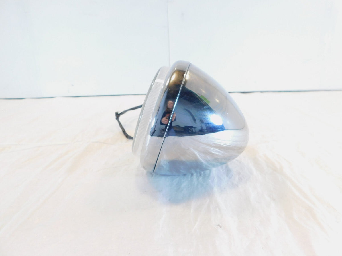 Harley Davidson Sportster 1200 Custom Chrome Bucket Shell w/ Headlight Headlamp - C3 Cycle