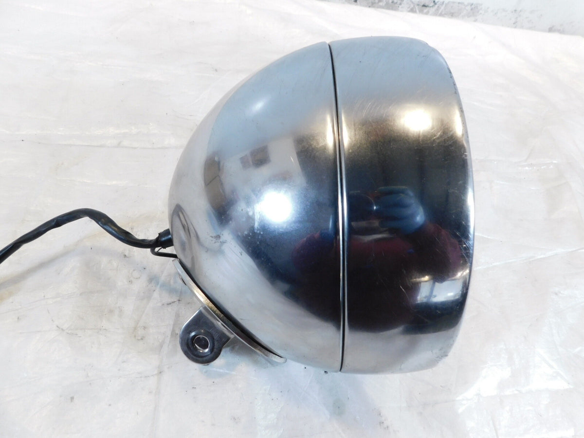 Harley Davidson Softail Heritage Classic & Fat Boy Chrome Headlight Headlamp - C3 Cycle