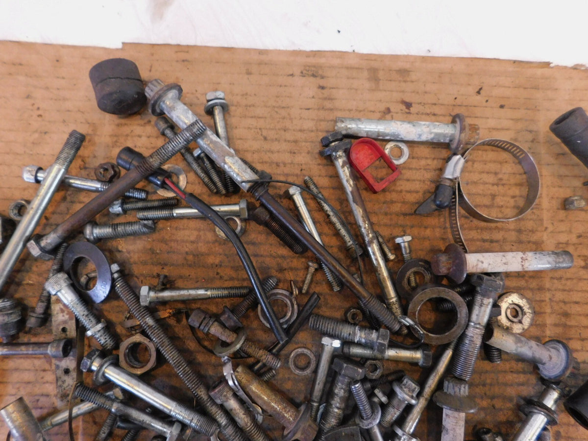 1986-1990 Harley Davidson Sportster 883 & 1200 Nut Bolt & Brackets Parts Box Lot - C3 Cycle