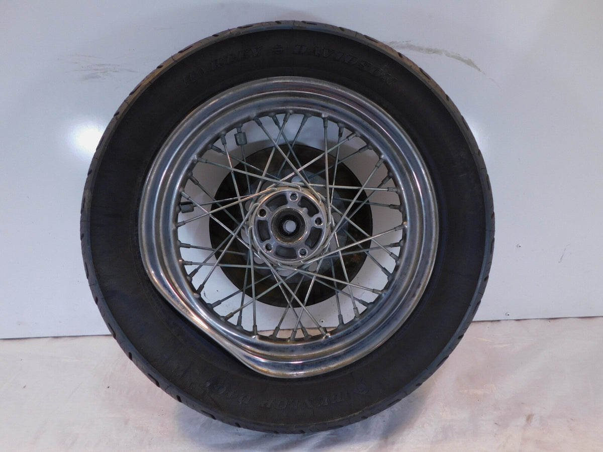 Harley Davidson Dyna Softail & Sportster 883 & 1200 Laced Rear Wheel Rim w/ Tire - C3 Cycle