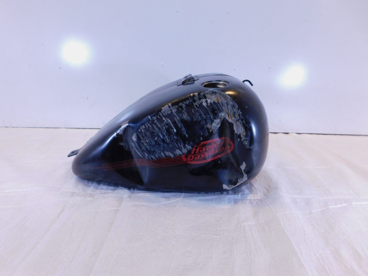 Harley Davidson Softail Heritage Classic & Fat Boy Black Fuel Gas Tank - Dented - C3 Cycle