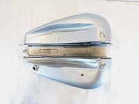 2004-2005 Harley Davidson Dyna Low Rider FXDL Silver Fuel Petrol Tank- Dents - C3 Cycle
