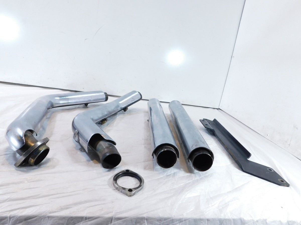 Harley Softail Heritage Classic Vance & Hines Exhaust Pipe System w/ Bracket - C3 Cycle