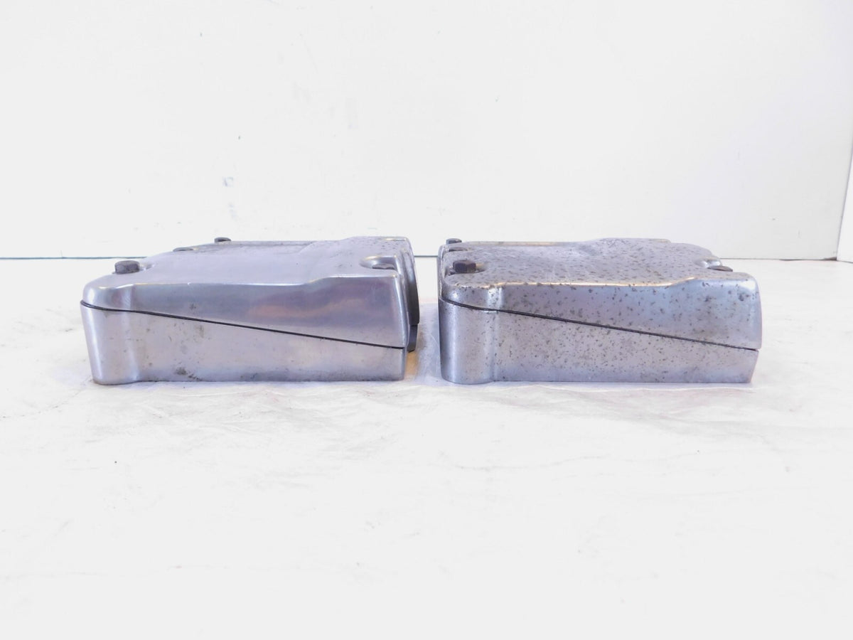 Harley Polished Twin Cam Touring Dyna Softail Cylinder Head Rocker Boxes & Arms - C3 Cycle