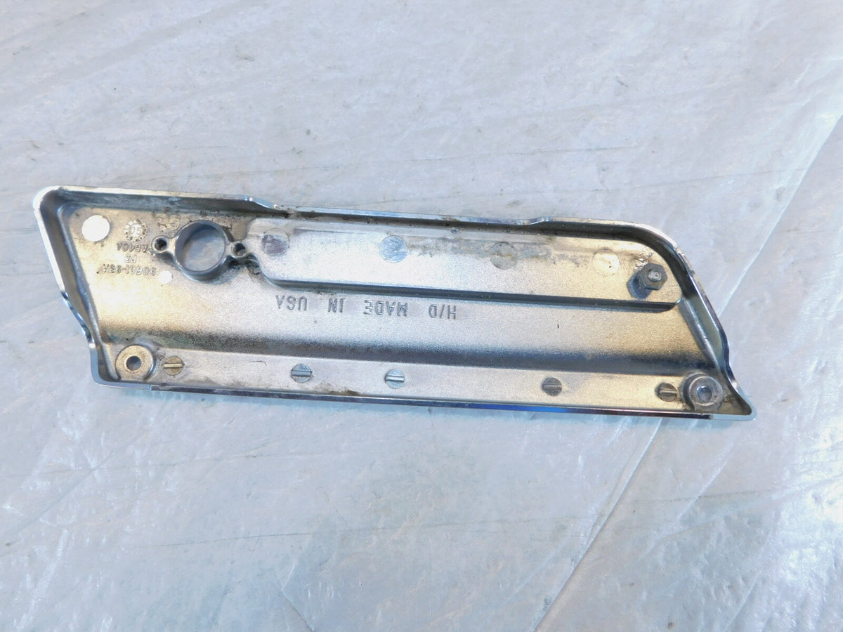 Harley Touring Road King Electra Street Glide Chrome Right Saddlebag Latch Cover - C3 Cycle