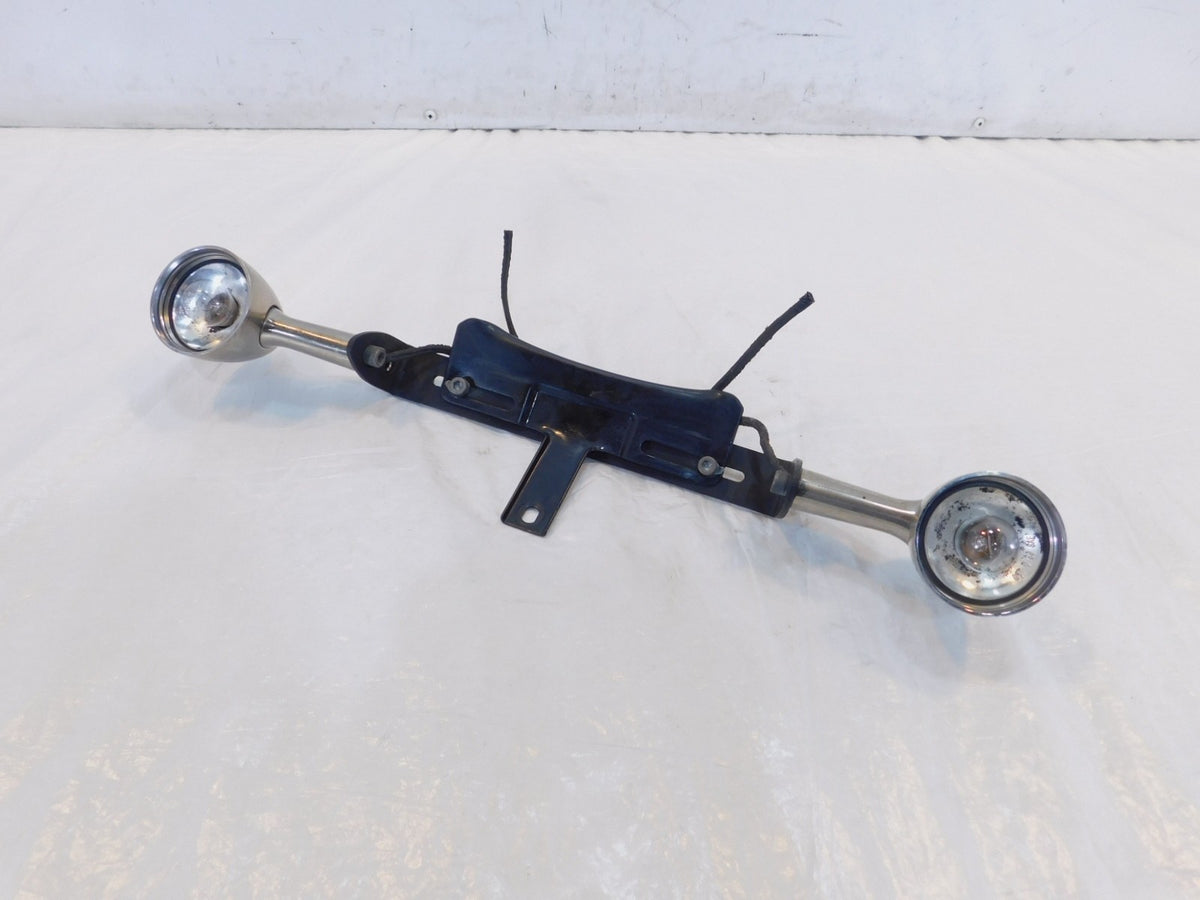 Harley Sportster Dyna Rear Turn Signal Relocation & License Plate Mount Bracket - C3 Cycle
