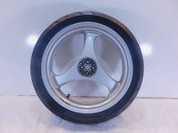 BMW R1100R R1100RT R1100RS R850R & K1 K1100LT Cast Silver Rear Wheel Rim & Tire - C3 Cycle