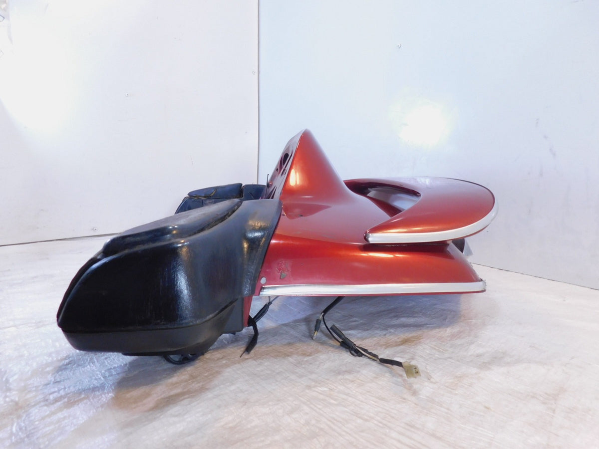 01-02 Honda Goldwing GL1800 Illusion Red Rear Storage Trunk Top Cover -For Parts