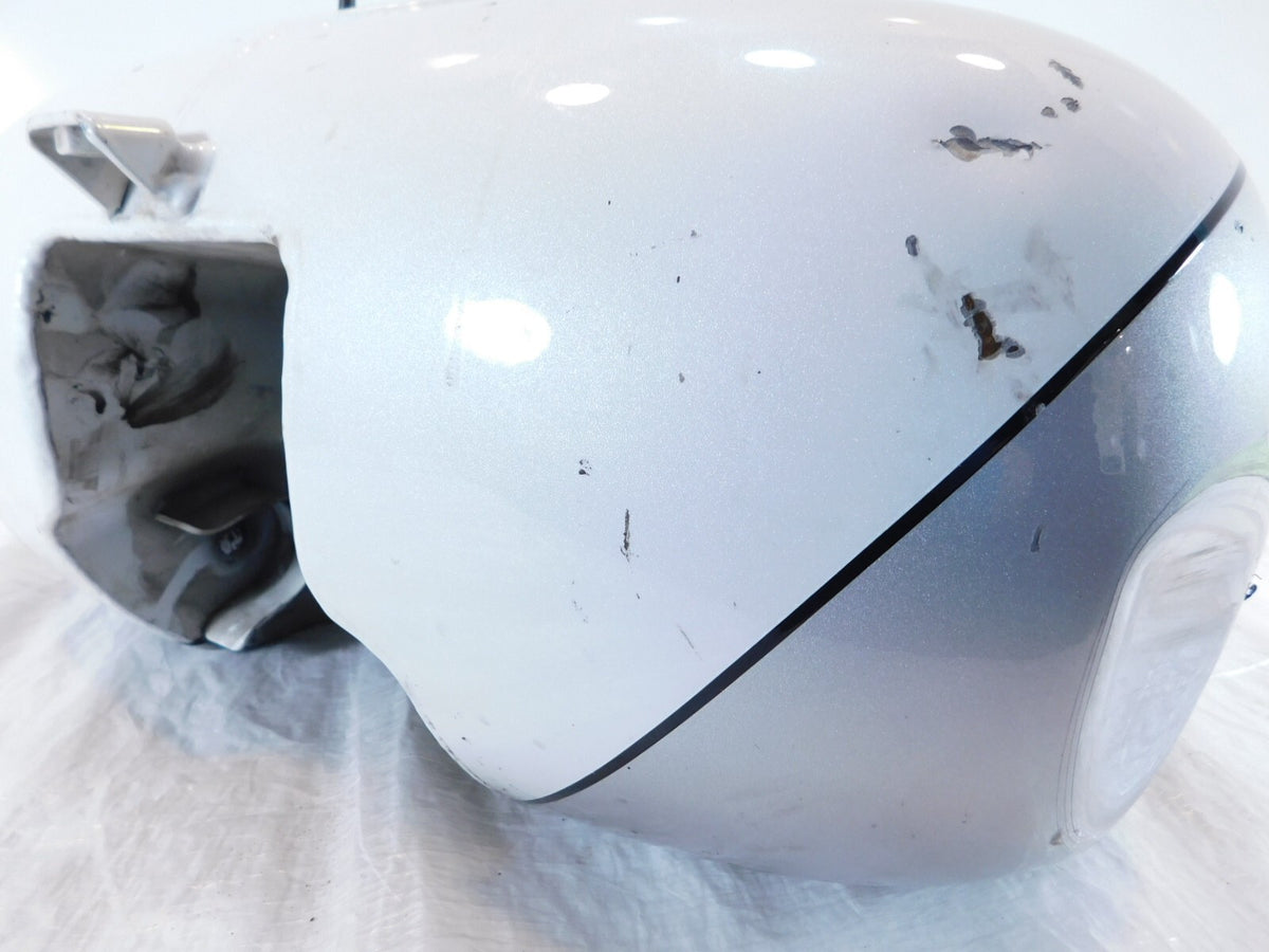 18-19 Indian Roadmaster Elite White & Silver Fuel Gas Petrol Tank Reservoir Cell - C3 Cycle