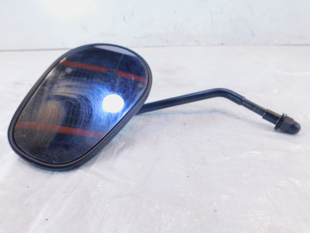 Harley Davidson FXR & Softail & Dyna & Sportster Black Left Rear View Mirror - C3 Cycle