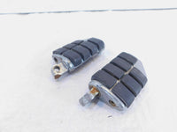 Pair Harley Touring FXR Dyna Sportster & Softail Black ISO Peg Footpeg Footrests - C3 Cycle