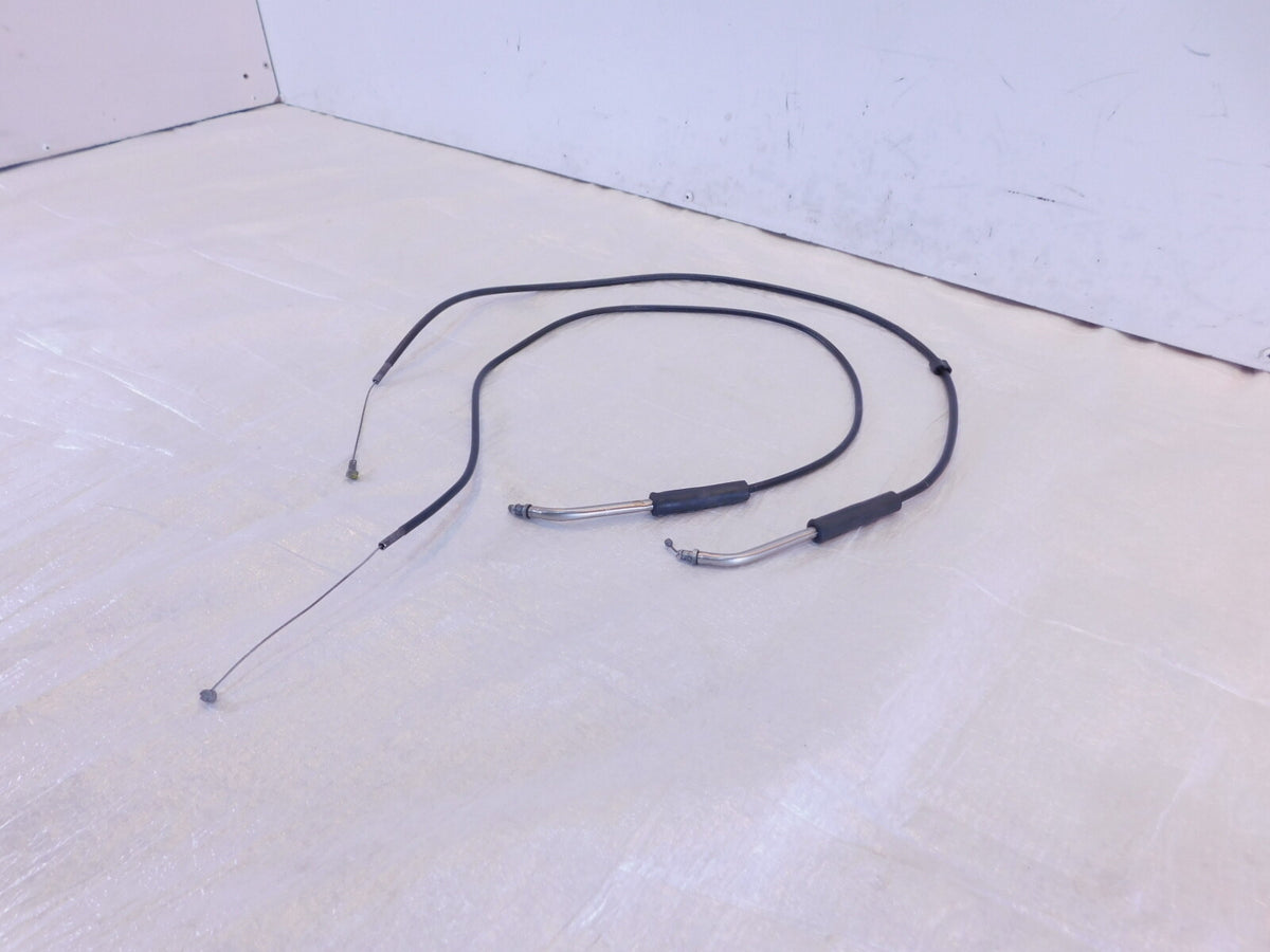 Harley Davidson Sportster 883 & 1200 Black Throttle & Idle Cable Line Wires - C3 Cycle