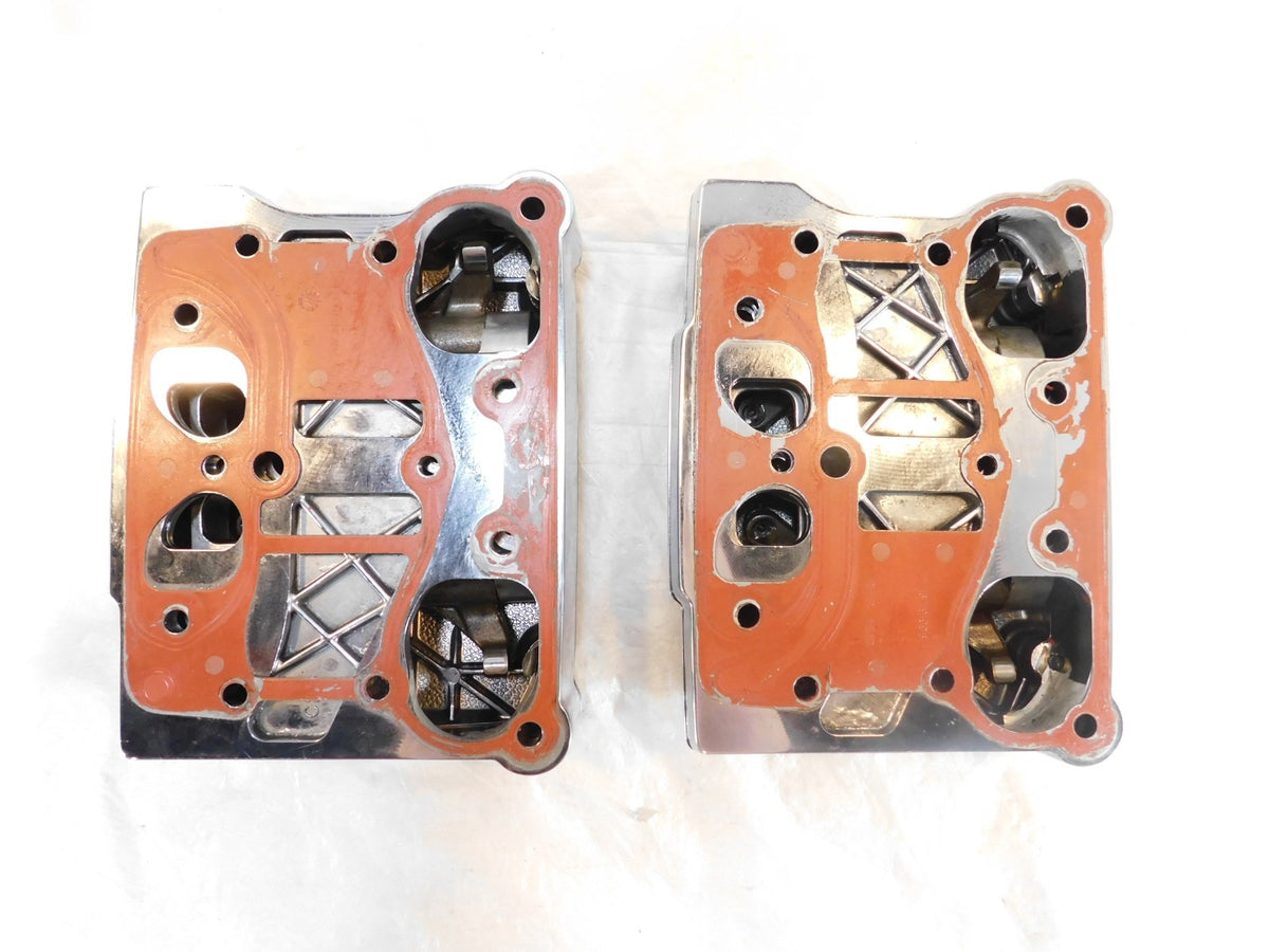 Harley Davidson Touring Dyna & Softail Chrome Cylinder Head Rocker Boxes - C3 Cycle