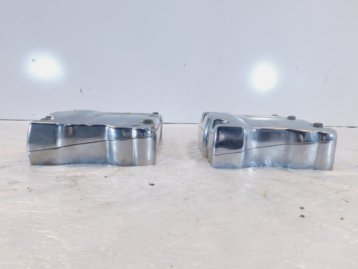 Harley Davidson Touring Dyna & Softail Chrome Cylinder Head Rocker Boxes - C3 Cycle