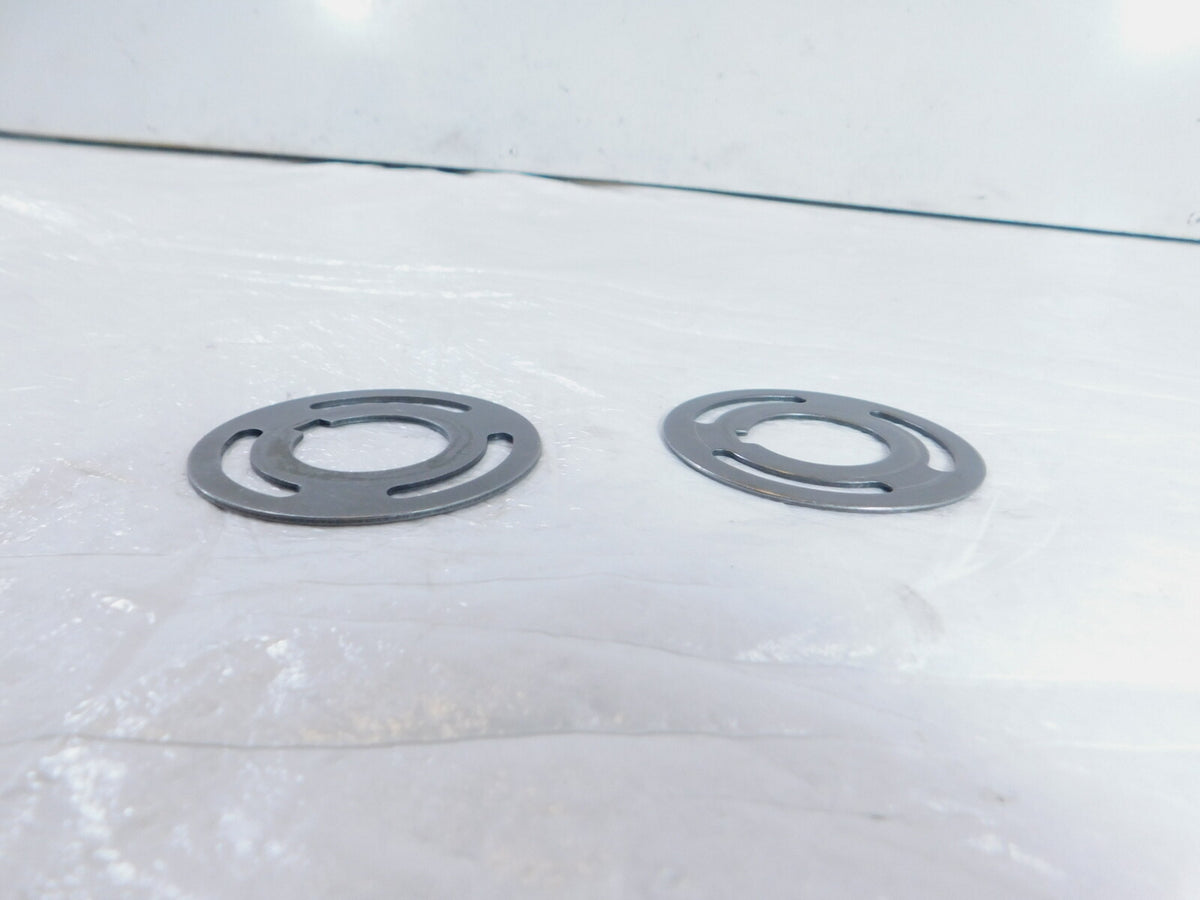 Pair 2002 MZ Skorpion Tour MZ660 660 Dual Crankshaft Bearing Cover Washers