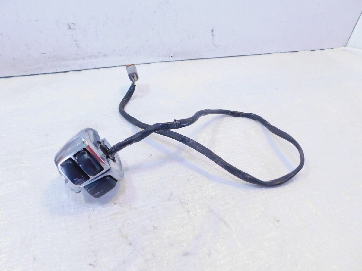 Harley Chrome  Softail Dyna Sportster Left Handlebar Horn Turn Signal Switches - C3 Cycle