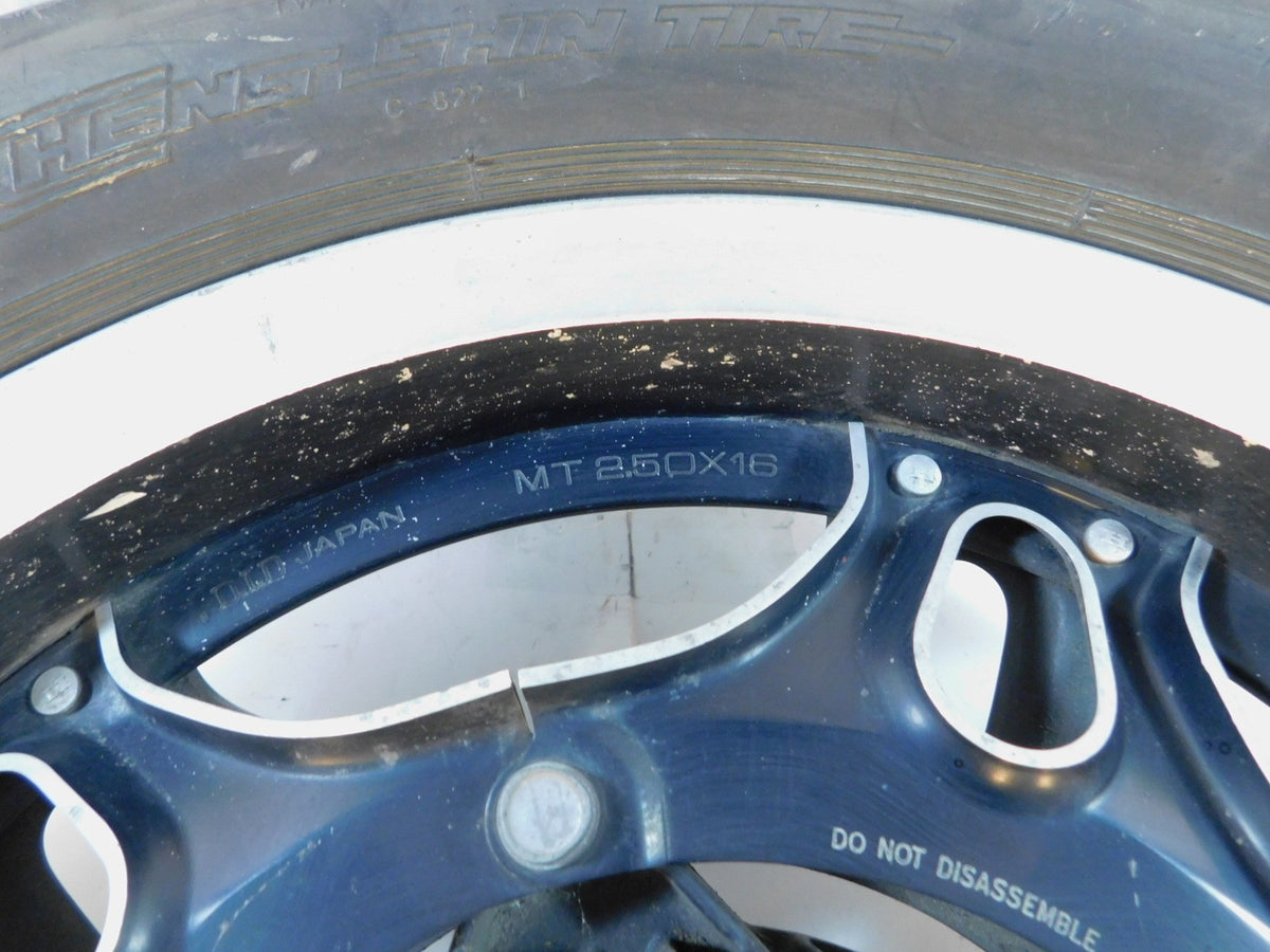 Honda CM400C & CM450A CM450C Custom Black Rear Wheel Rim & Tire - 16" x 2.50" - C3 Cycle