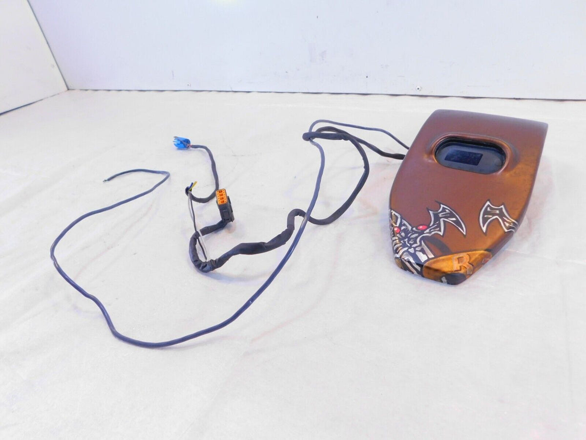 2006-2010 Harley Davidson Dyna Street Bob Bronze Fuel Tank Cover Dash Console - C3 Cycle