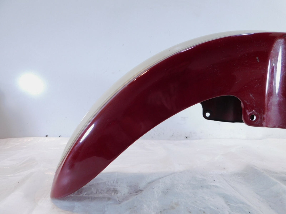 2001 01 Yamaha V-Star 1100 XVS1100 Classic Red Front Wheel Fender Mudguard - C3 Cycle