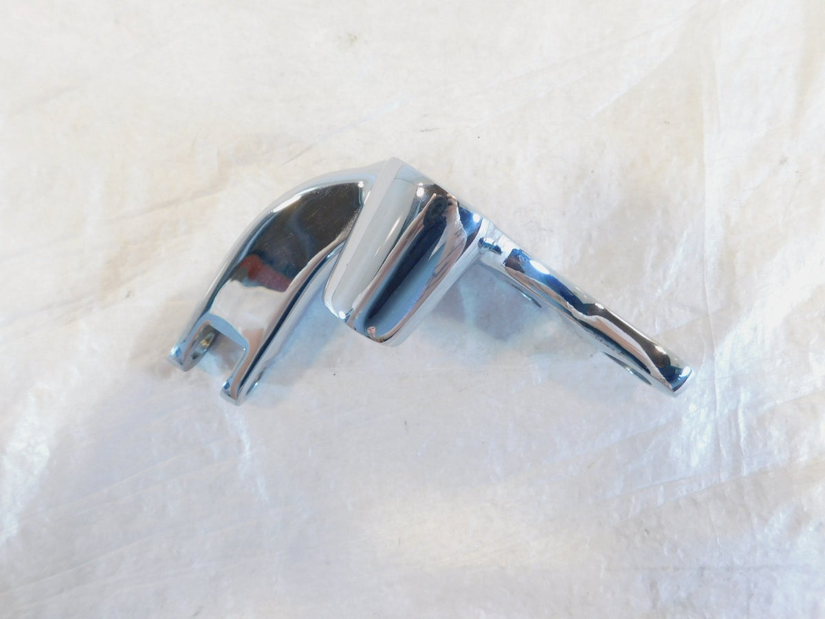 Harley Dyna Wide Glide & Fat Bob Forward Controls Chrome Left Footpeg Mount - C3 Cycle