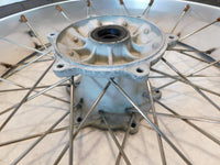 2001-2007 Aprilia ETV1000 Caponord 1000 Silver 19" Spoked Front Wheel Rim & Hub - C3 Cycle