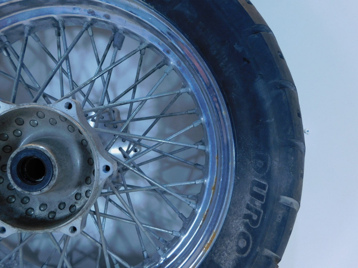 1999-2010 Yamaha XV1600 XV1700 Road Star Silverado Spoked Front Wheel Rim & Tire