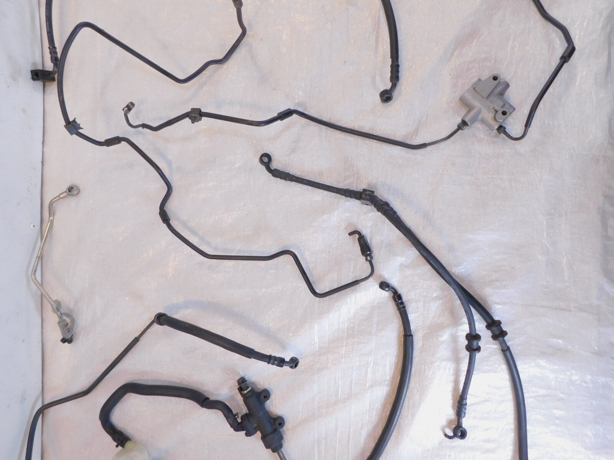 2014 Honda CTX 1300 ABS Rear Wheel Brake Master Cylinder & Hose Pipe Line Lot - C3 Cycle