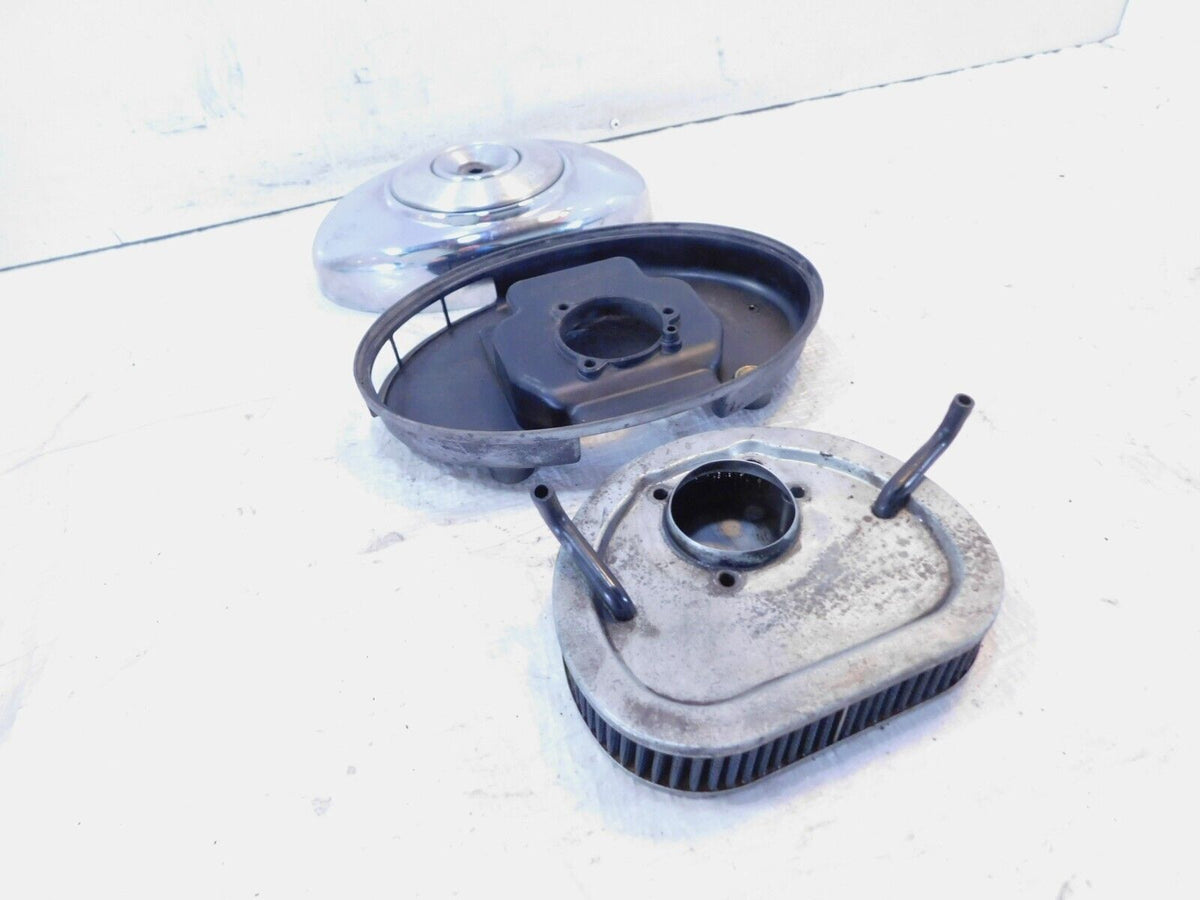 Harley Davidson Electra Glide Softail Dyna Air Cleaner Filter Backplate & Cover