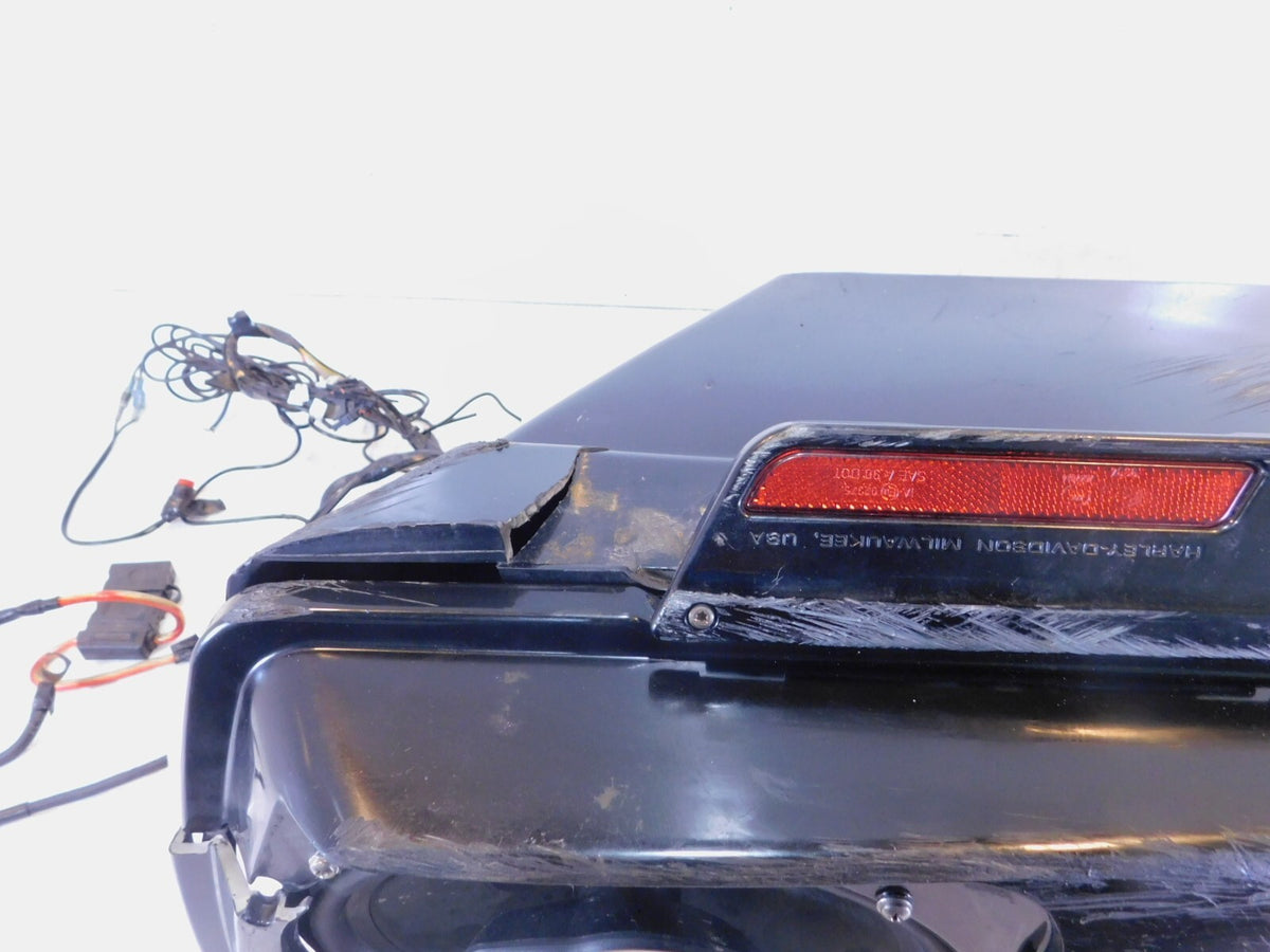 1999 Harley Davidson Touring Road Glide FLTR Black Speaker Luggage Saddlebag Bag - C3 Cycle