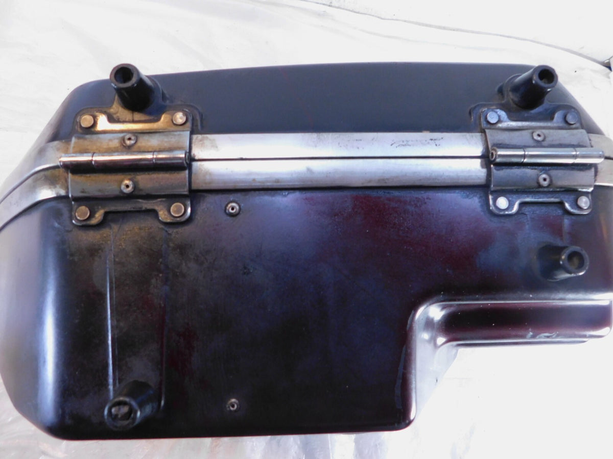 1983 83 Yamaha XVZ12TK Venture Royale 1200 Black Rear Right Luggage Saddlebag - C3 Cycle