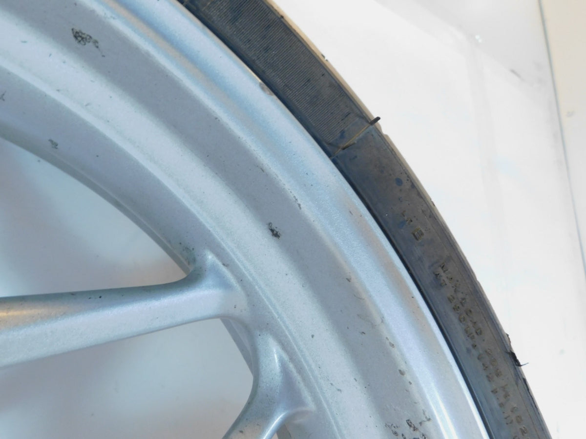 2005-13 BMW R1200RT R1200ST R1200 RT ST R900RT Silver Front Wheel -Slightly Bent - C3 Cycle