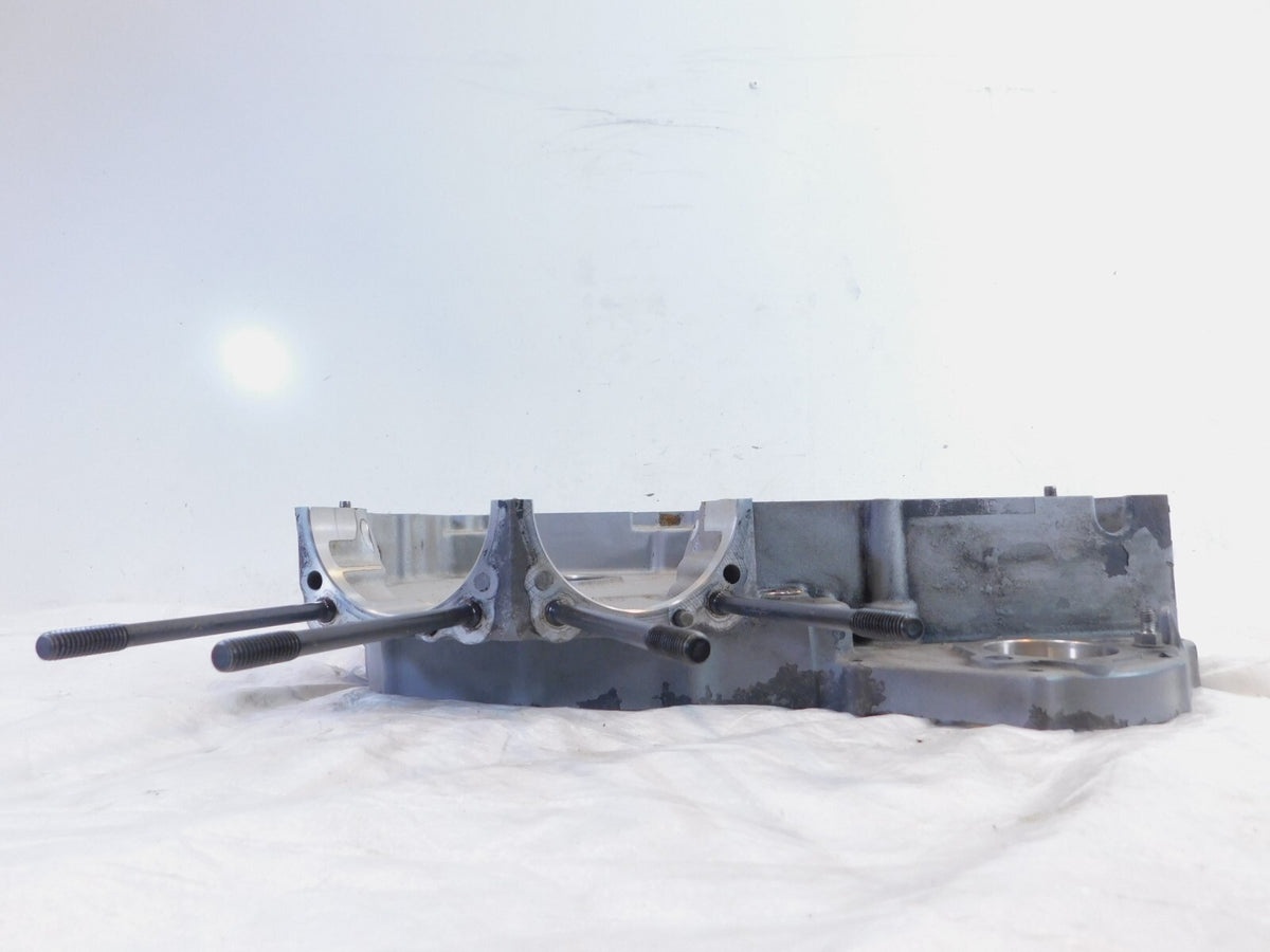 Harley Sportster 883 & 1200 Left Silver Engine Motor Crank Case Crankcase Half - C3 Cycle