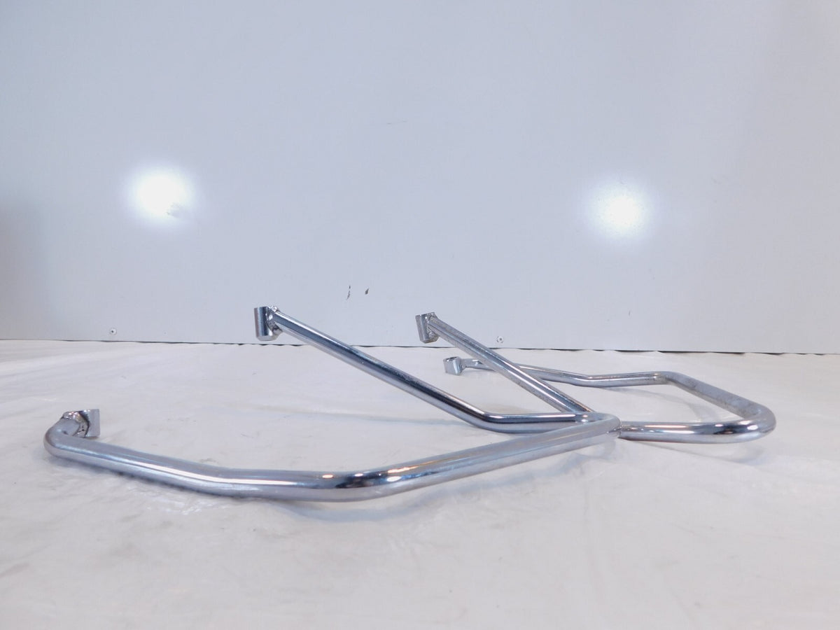 1994-2003 Harley Davidson Sportster 883 1200 Chrome Saddlebag Guard Rail Bars - C3 Cycle