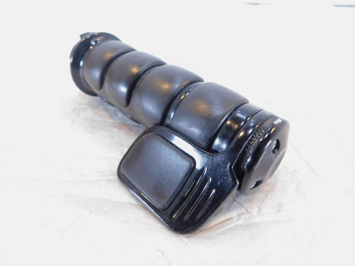 Harley Davidson Dyna Softail Sportster Rubber & Metal Handlebar Right Hand Grip