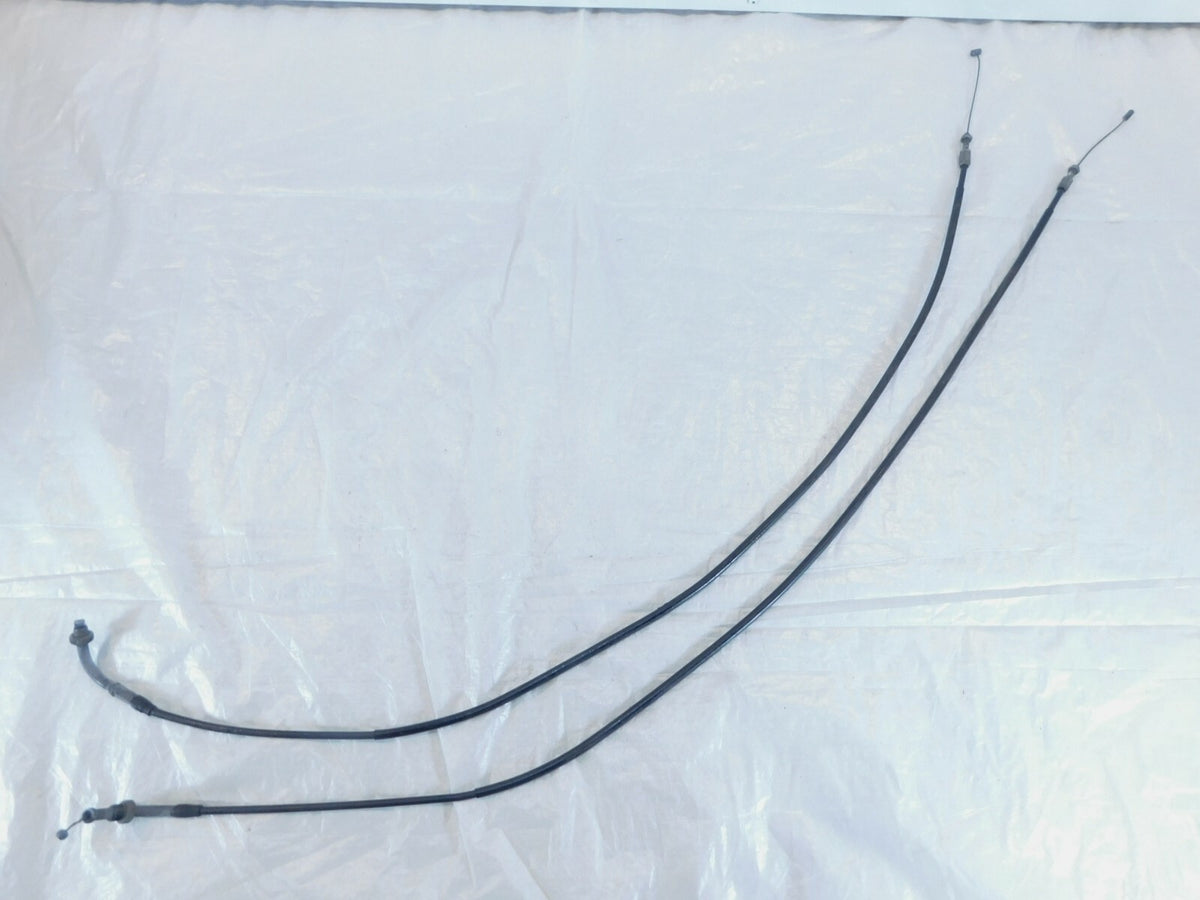 Pair Honda CB750 CB750C CB900 CB900C & CB1000 Handlebar Throttle Line Cables - C3 Cycle