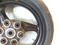 2002 & 2003 Ducati Monster 620 750 & 800 Black Rear Wheel Rim & Tire - Straight - C3 Cycle